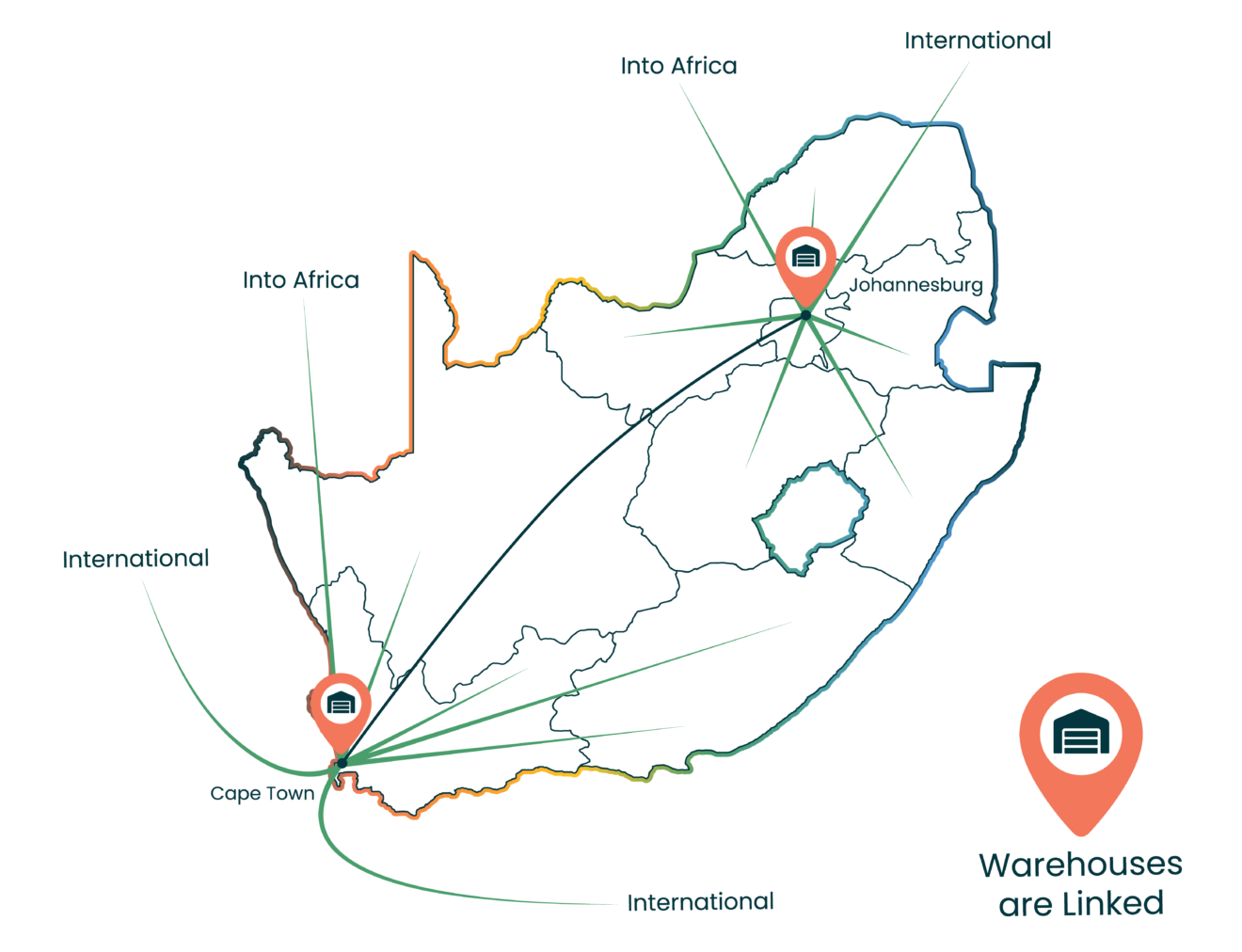Distribution Africa Sapphire